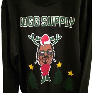 Snoop Dogg Supply Christmas Sweater Mens 2XL Ugly Fleece NWT